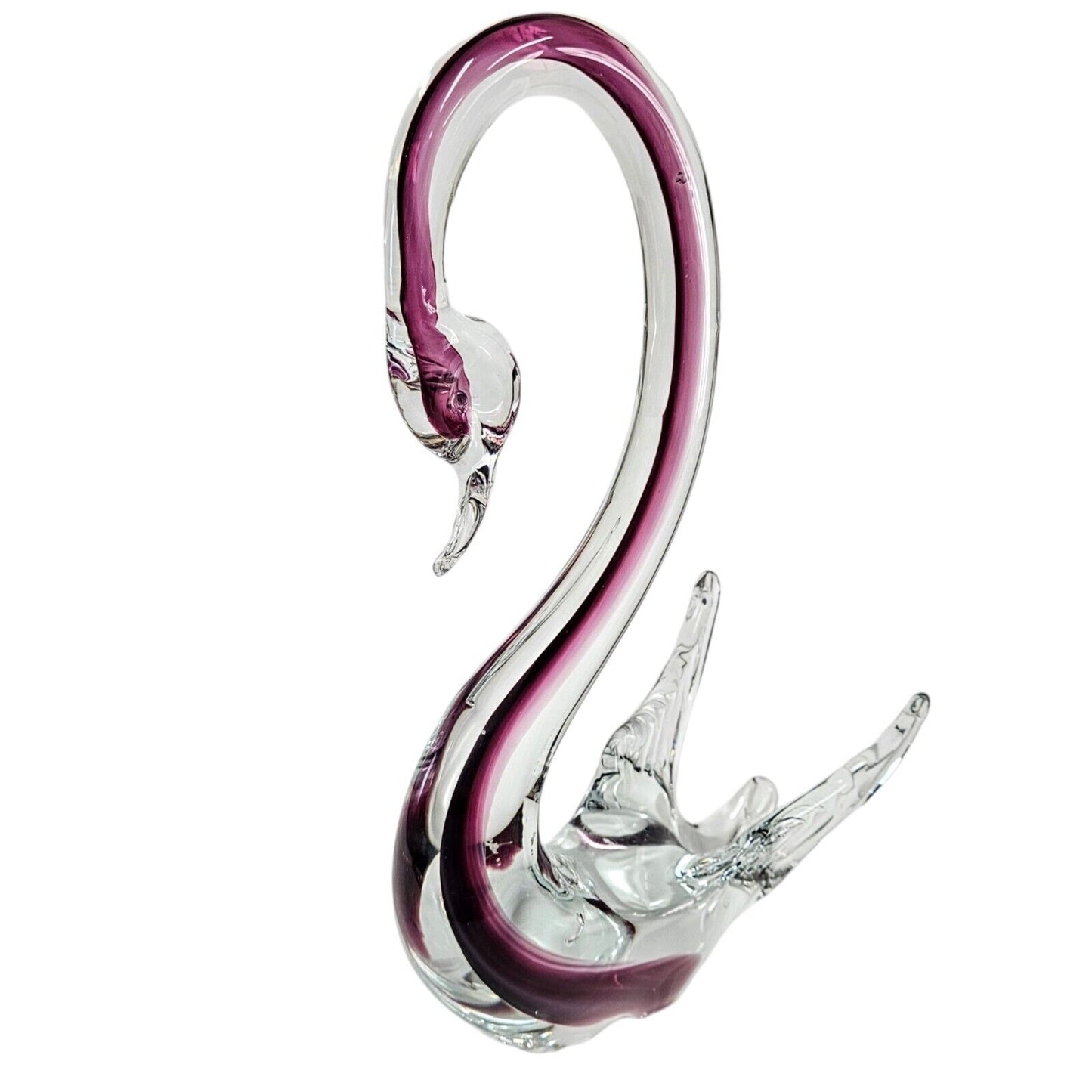 Murano Blown Glass Swan | Sommerso | Original Formia Vetri Di Murano Sticker