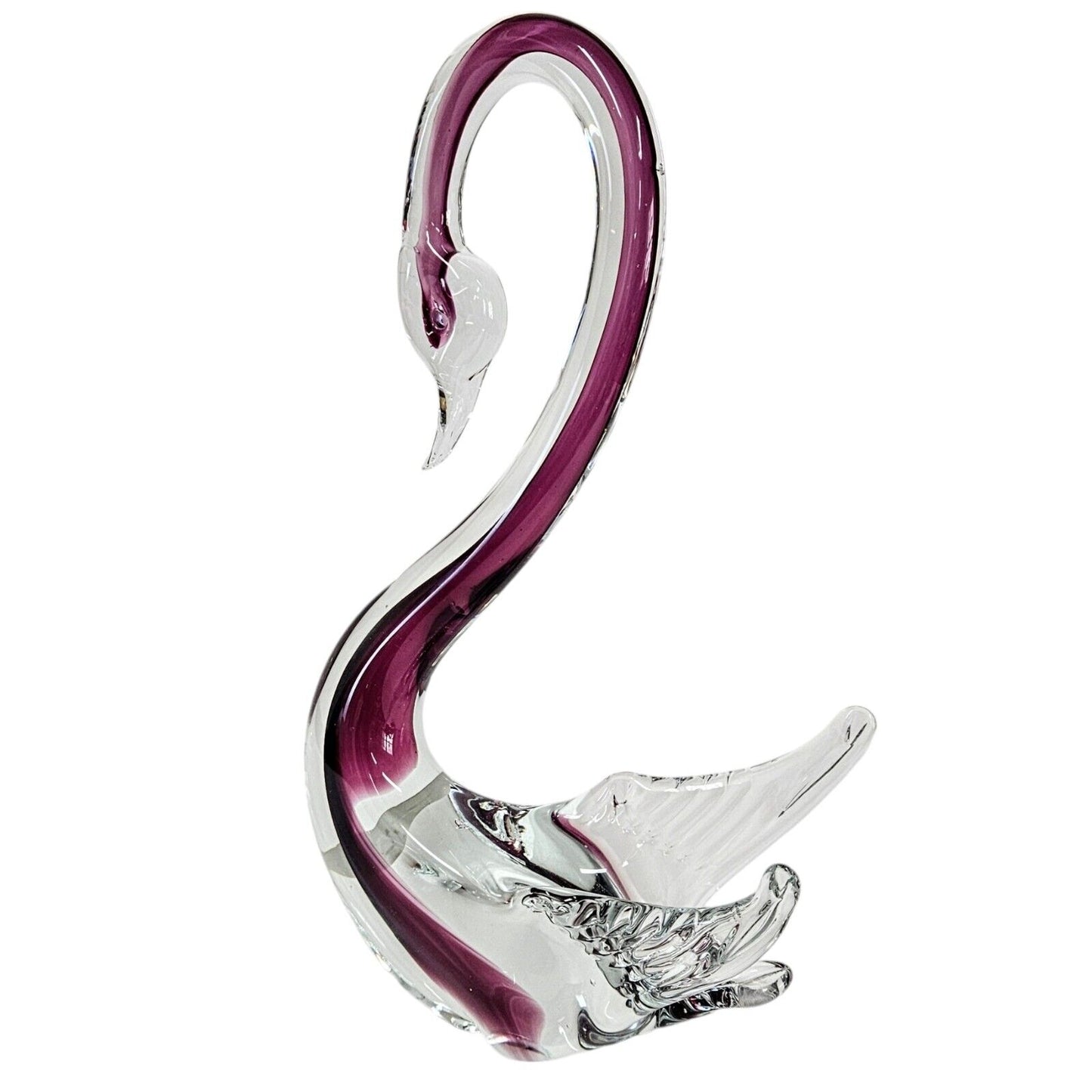 Murano Blown Glass Swan | Sommerso | Original Formia Vetri Di Murano Sticker