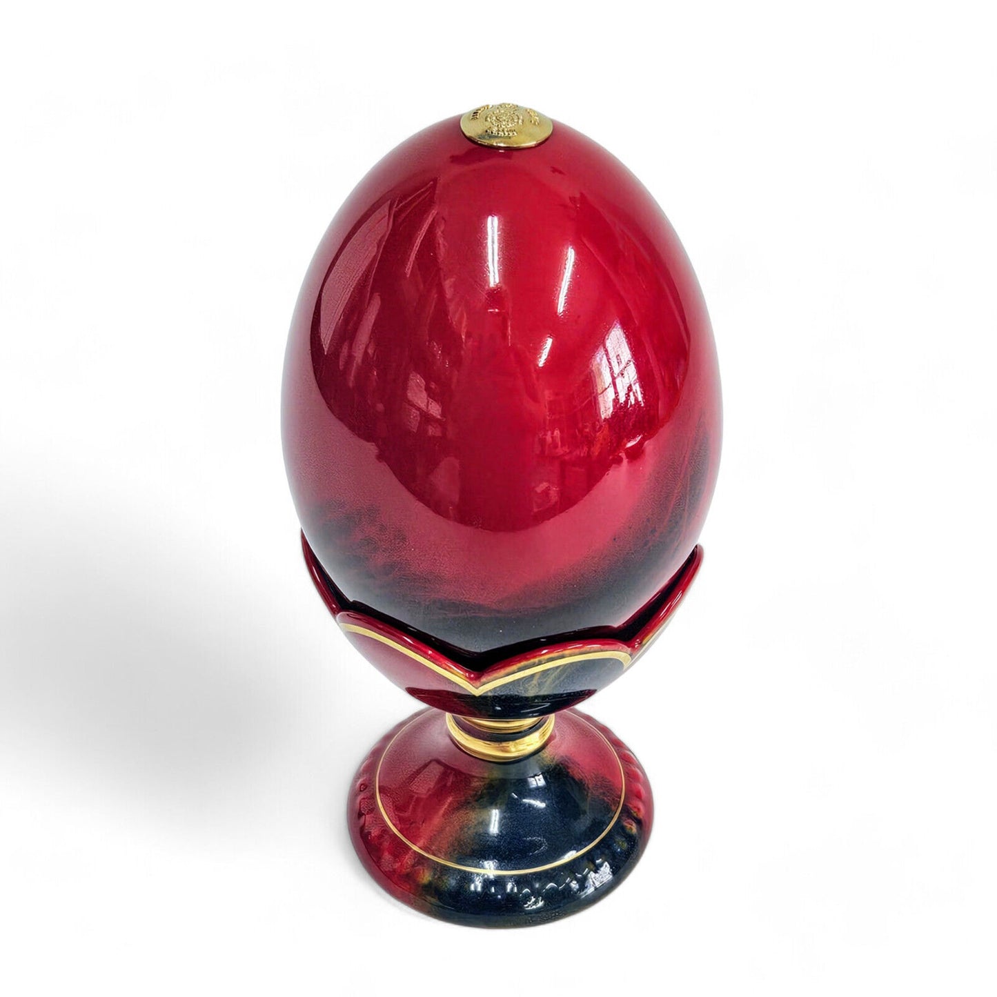 Royal Doulton Flambe Egg in Stand | Limited Edition | Collectors Gifts