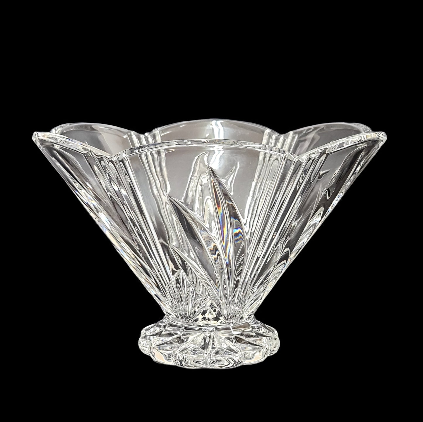 Waterford Marquis Crystal Canterbury Footed Bowl | Scalloped Rim | Wedding Gifts