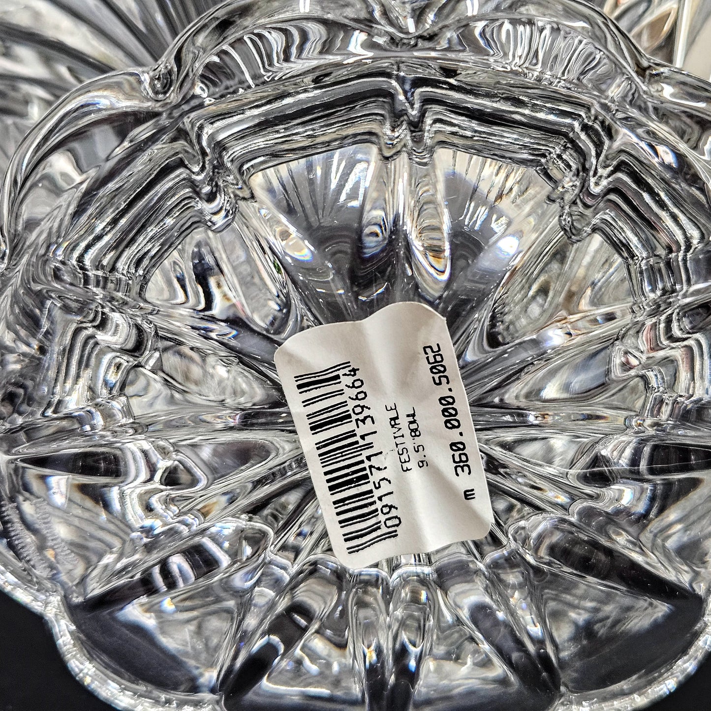 Waterford Marquis Crystal Canterbury Footed Bowl | Scalloped Rim | Wedding Gifts