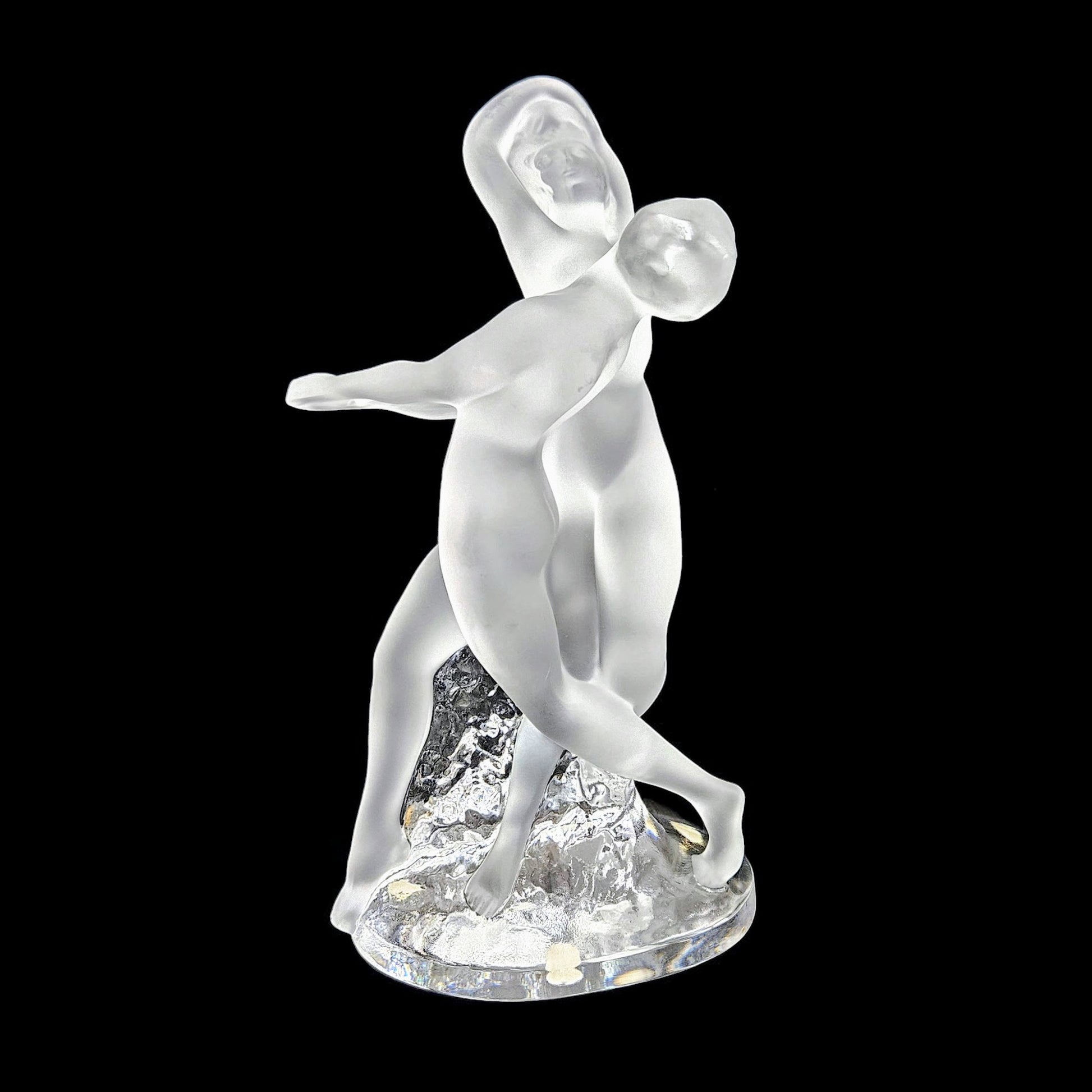 Lalique Crystal Dancers Figurine | Deux Danseuses Dancers #11909