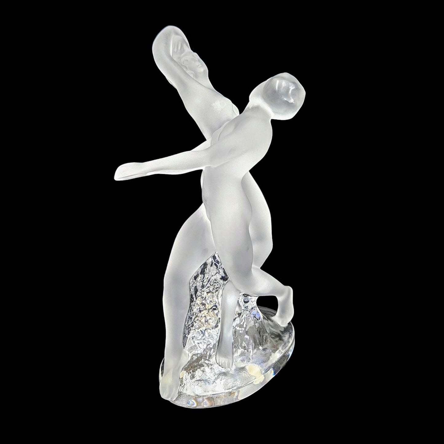 Lalique Crystal Dancers Figurine | Deux Danseuses Dancers #11909