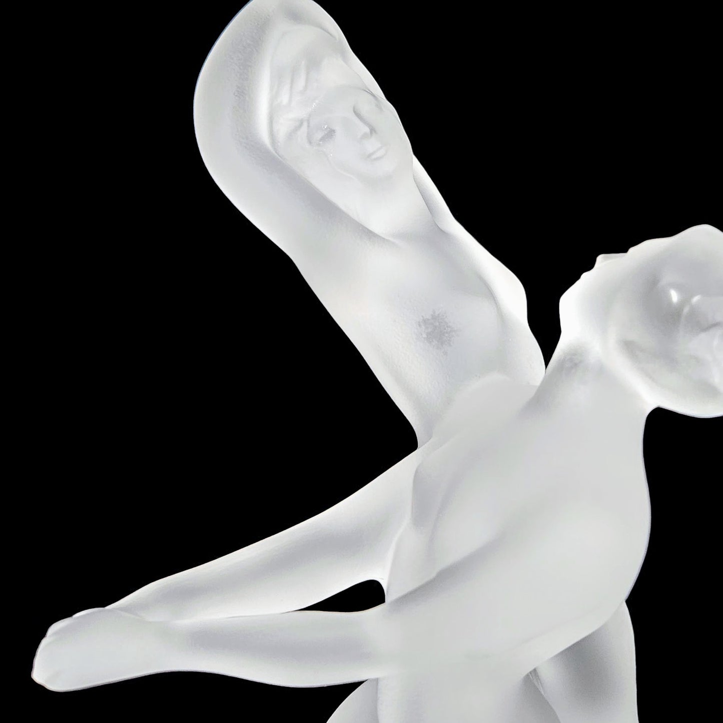 Lalique Crystal Dancers Figurine | Deux Danseuses Dancers #11909