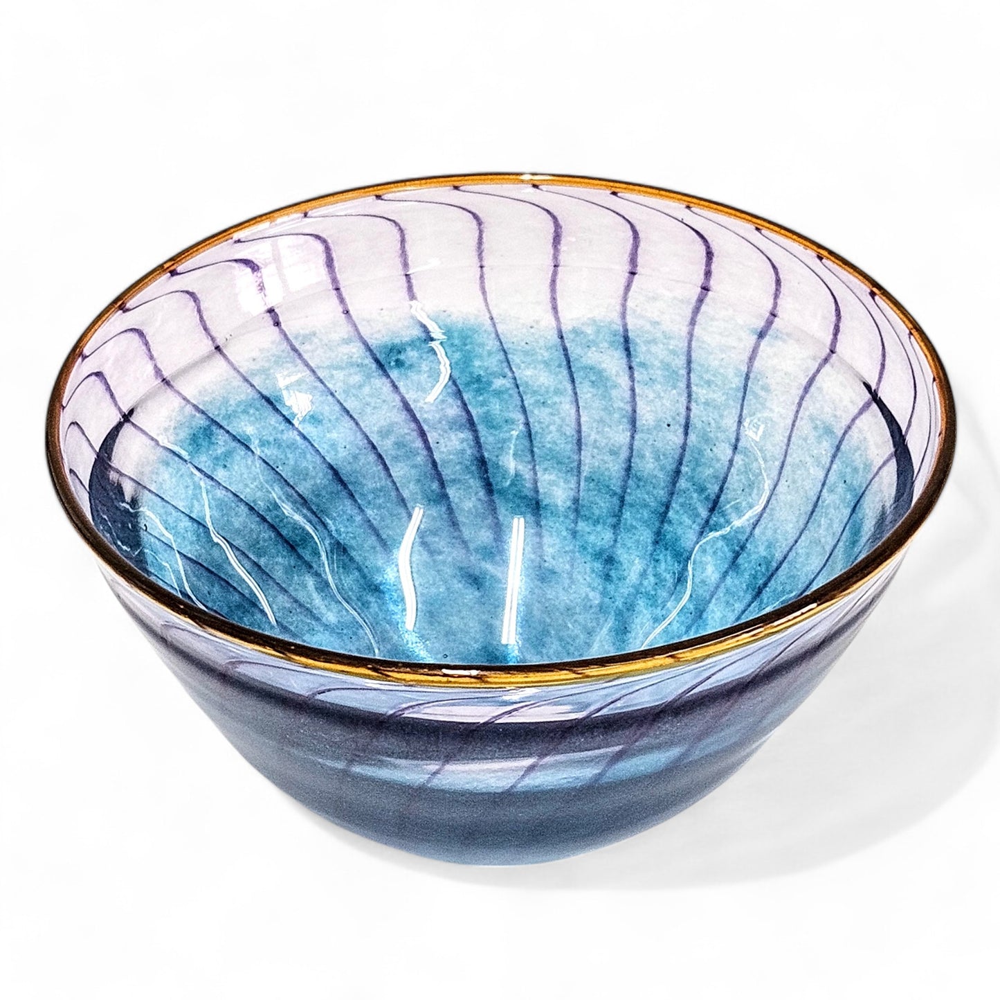 Kosta Boda Bon Bon Blown Glass Bowl | Signed Kjell Engman 59061 