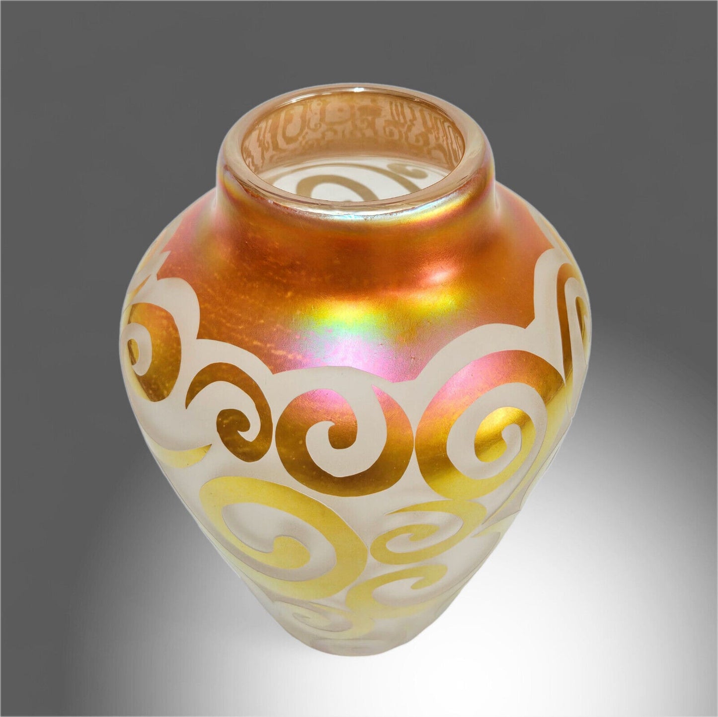 Correia Limited Edition Cameo Glass Art Vase | 77/500 | Blown Glass Vase