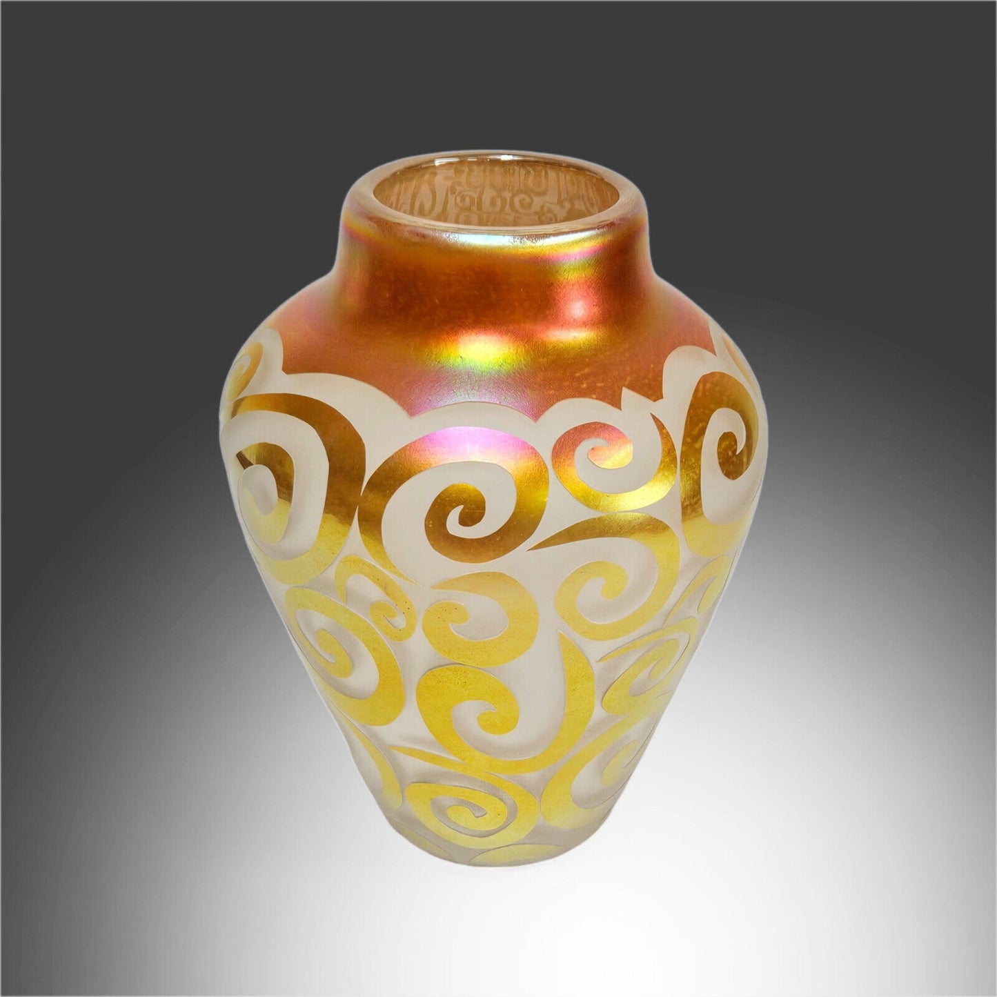 Correia Limited Edition Cameo Glass Art Vase | 77/500 | Blown Glass Vase