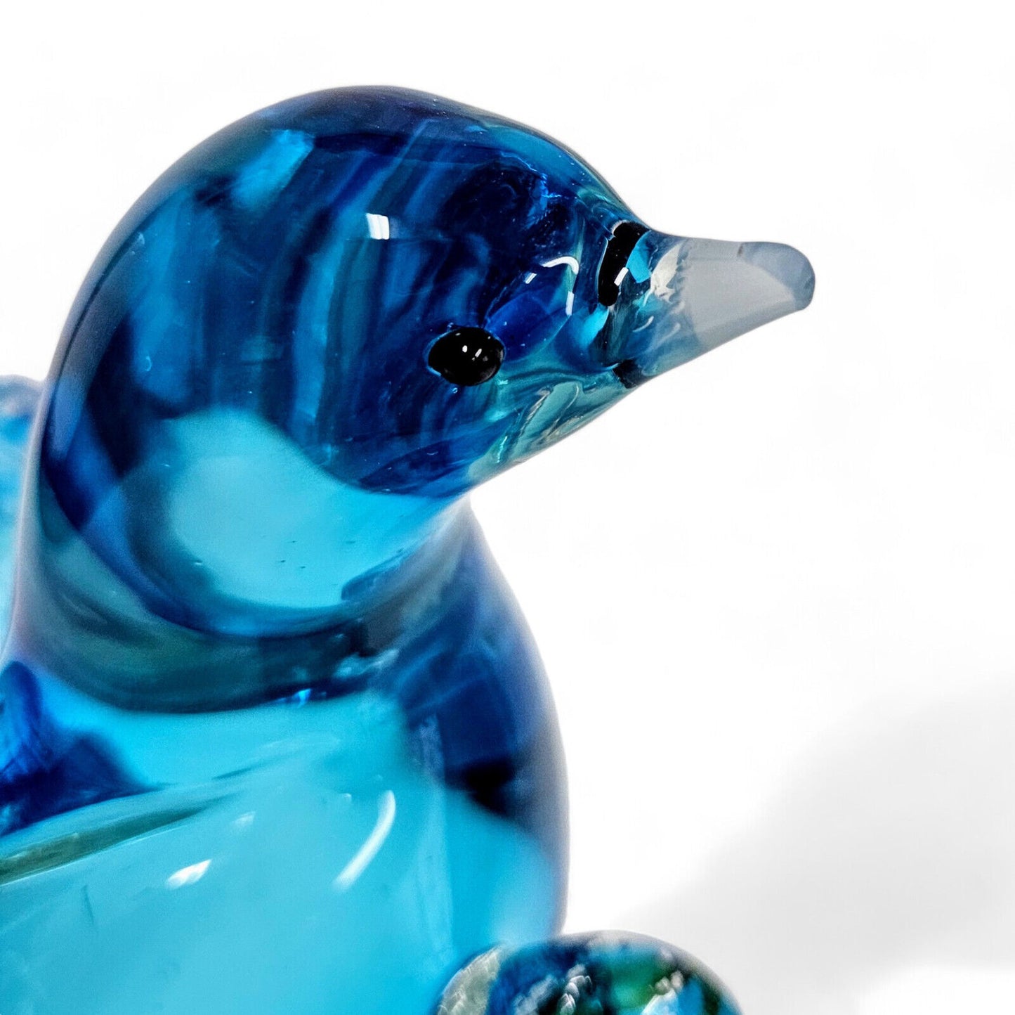 Formia Italy Glass Blue Birds of Paradise | Murano Glass Limited Edition Signed