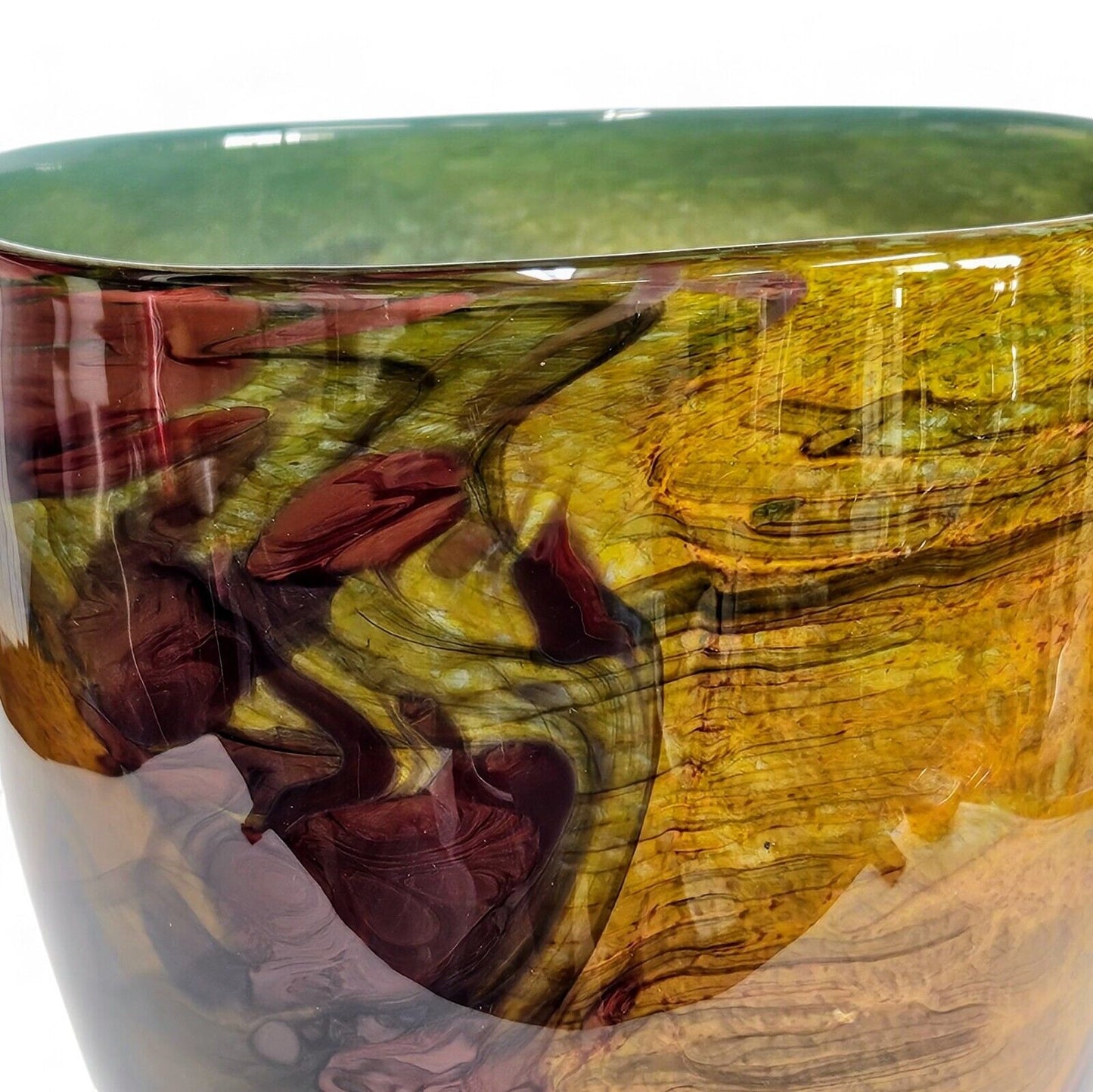 Melting Pot Glassworks  Large Centerpiece Vase | Smith Walker Blown Glass Vase