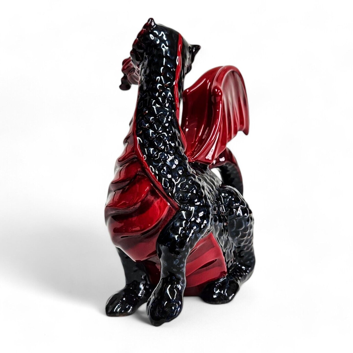 Royal Doulton Flambe Dragon HN3552 Designed and Signed by Robert Tabbenor