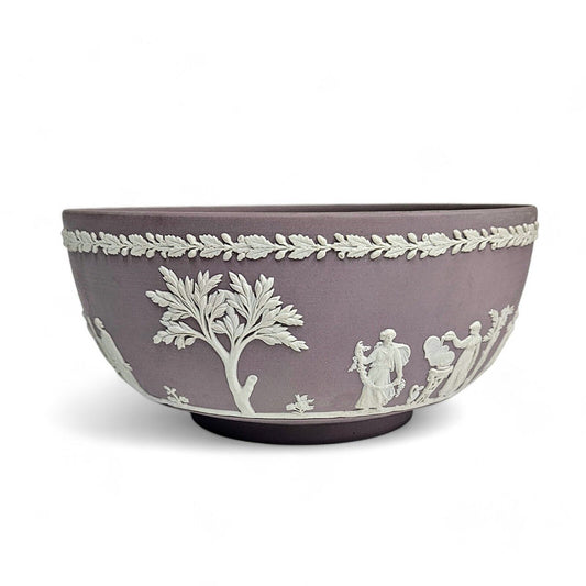 Wedgwood Jasperware Lilac Bowl - Signed Lord Wedgwood