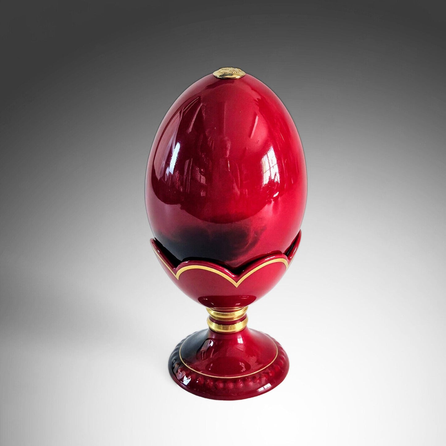 Royal Doulton Flambe Egg in Stand | Limited Edition | Collectors Gifts