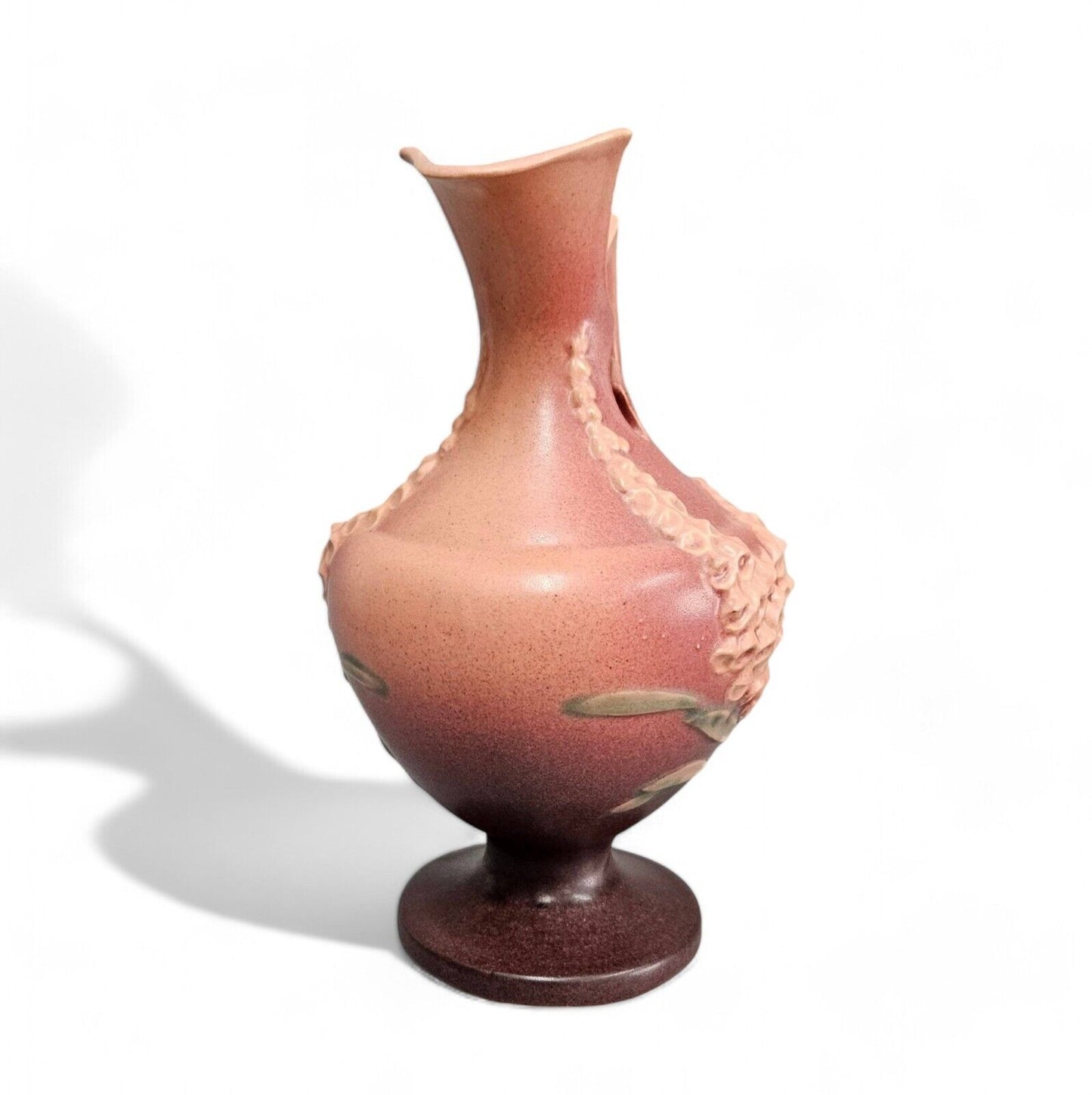 Roseville Vintage Pottery Foxglove Ewer Pitcher 5-10 Red (Pink)