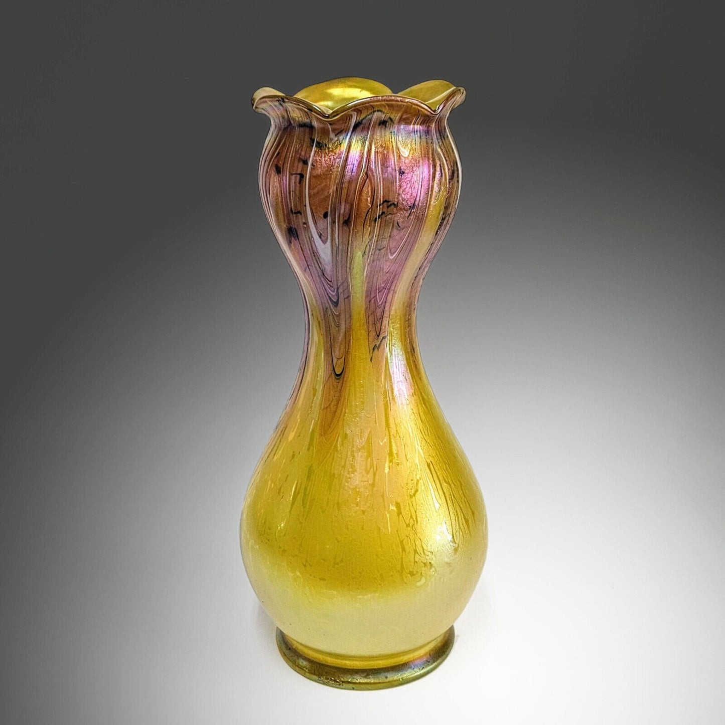 Antique Josef Rindskopf Art Nouveau Vase | Circa 1890 | Bohemian Iridescent