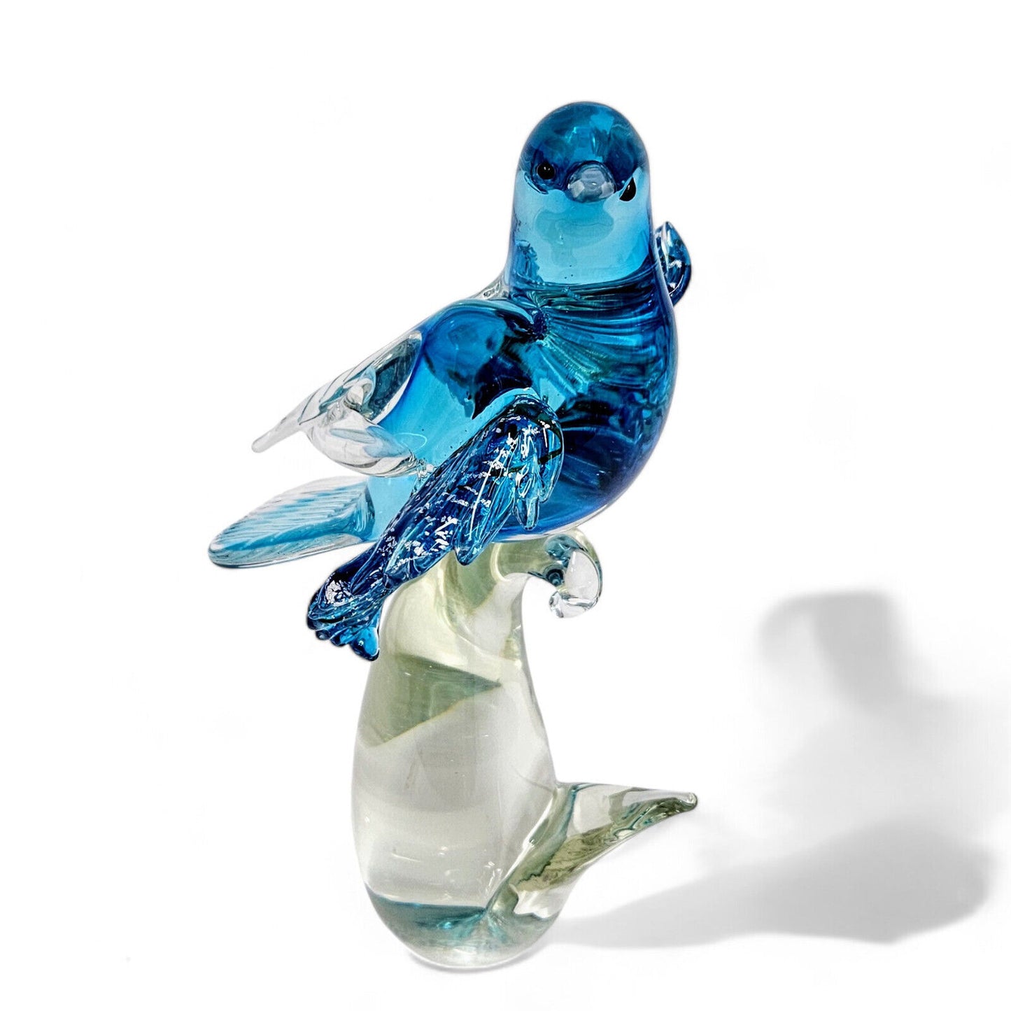 Formia Italy Glass Blue Birds of Paradise | Murano Glass Limited Edition Signed