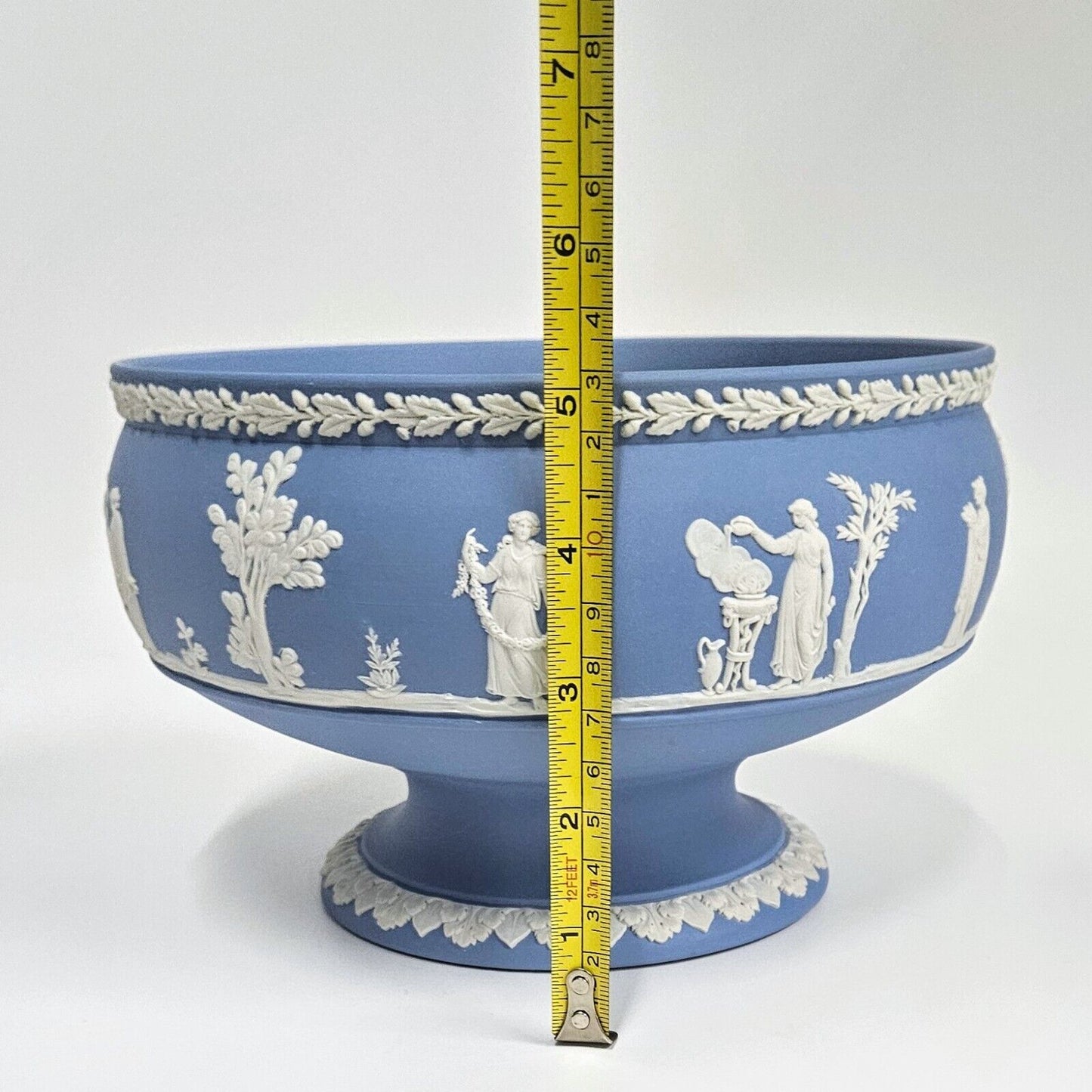 Wedgwood Jasperware England Blue Footed Bowl