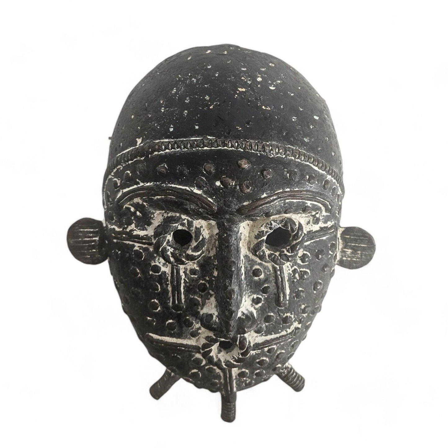 Benin? Bronze African Tribal Ceremonial Mask