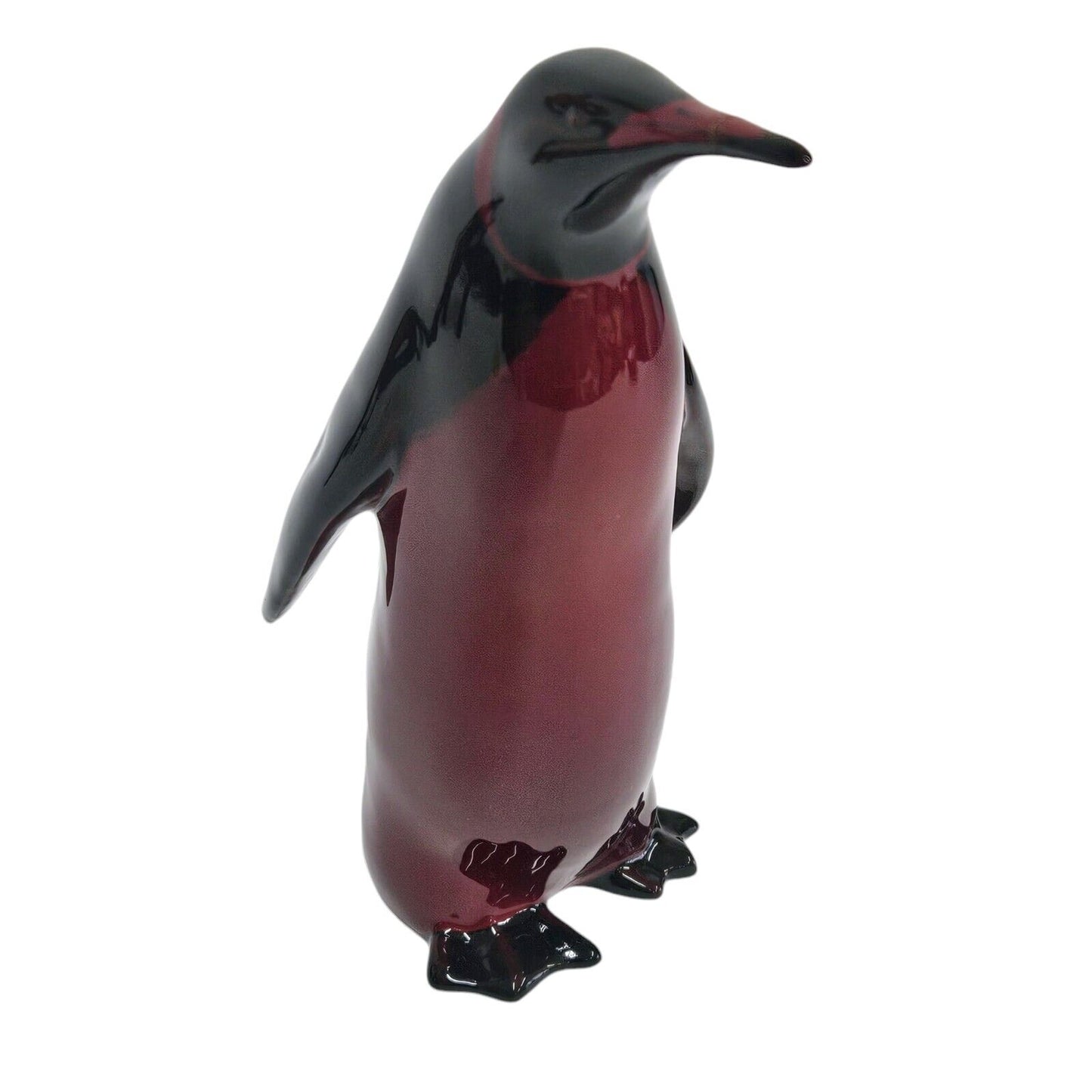 Royal Doulton Flambe Emperor Penguin Figurine - REPAIRED