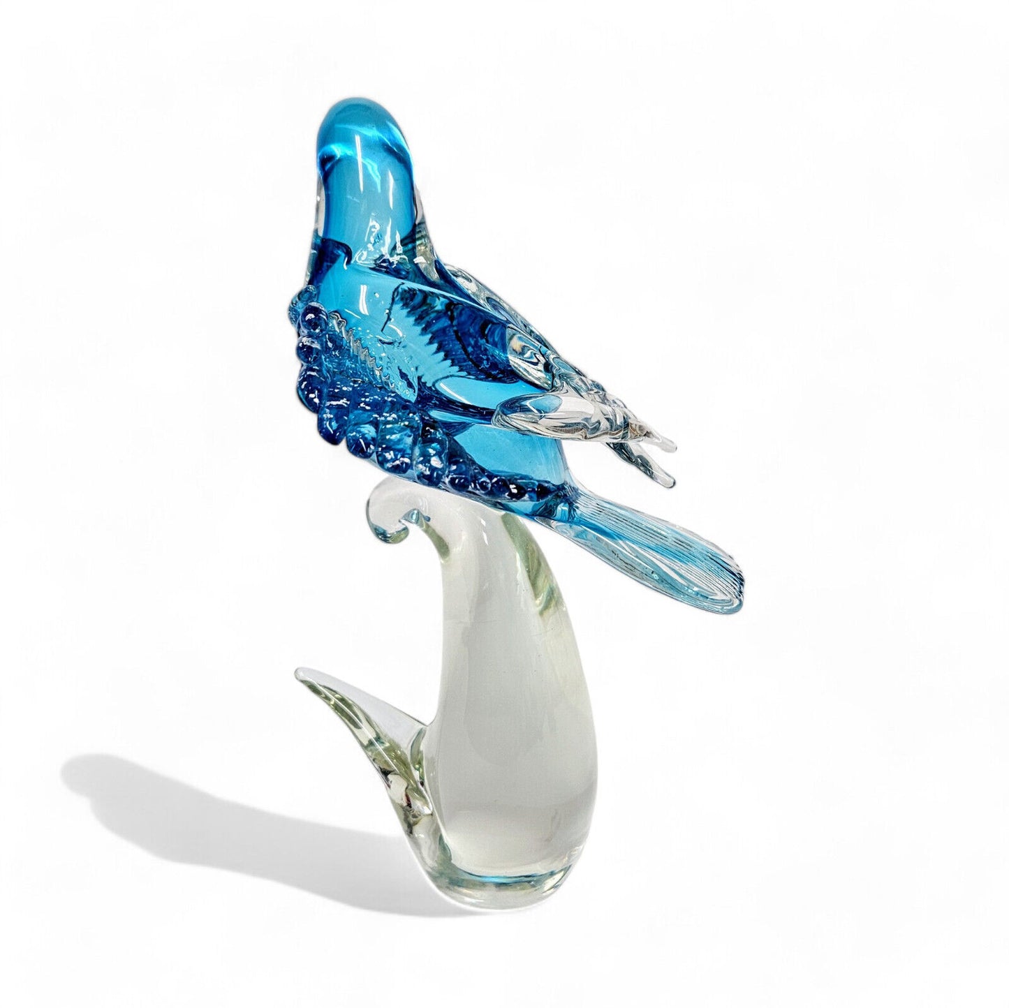 Formia Italy Glass Blue Birds of Paradise | Murano Glass Limited Edition Signed