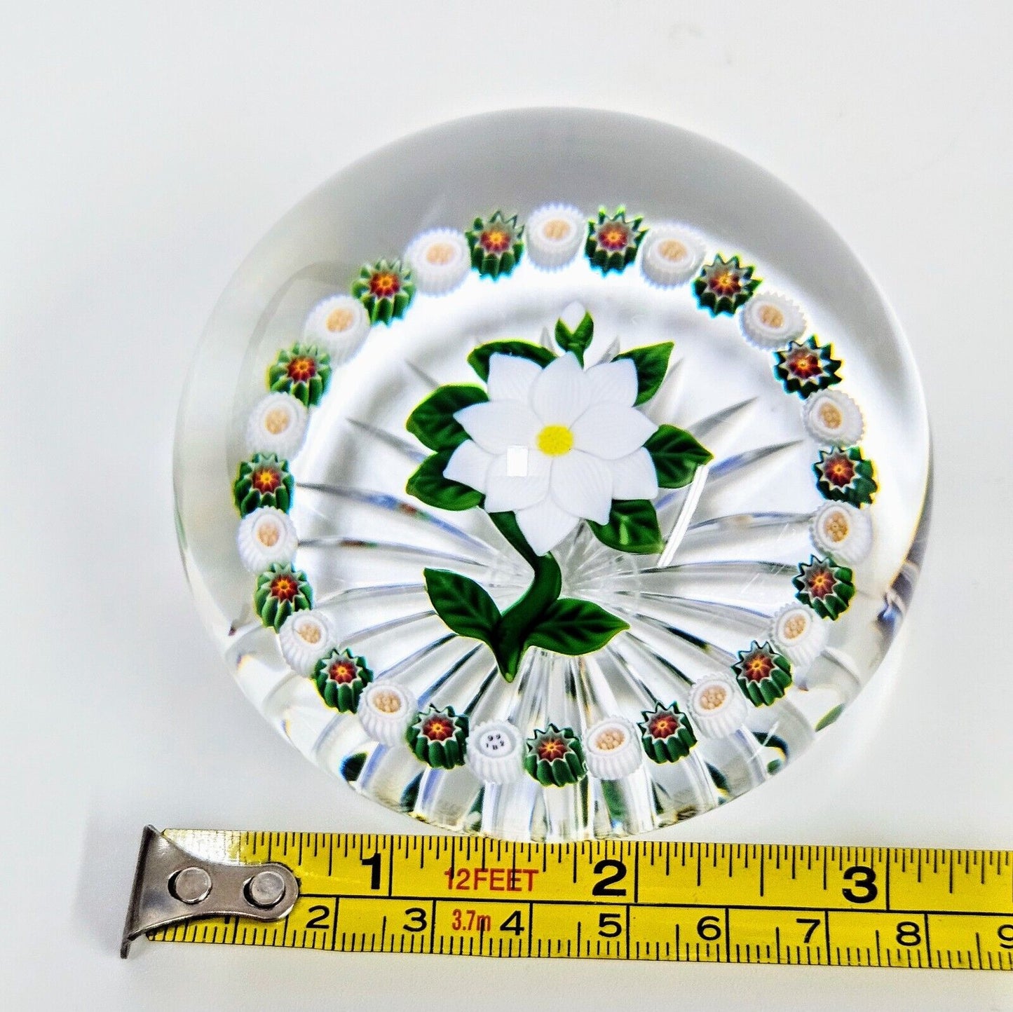 Baccarat Limited Edition Millefiori &  Clematis Glass PAPERWEIGHT 1992 | 51/150