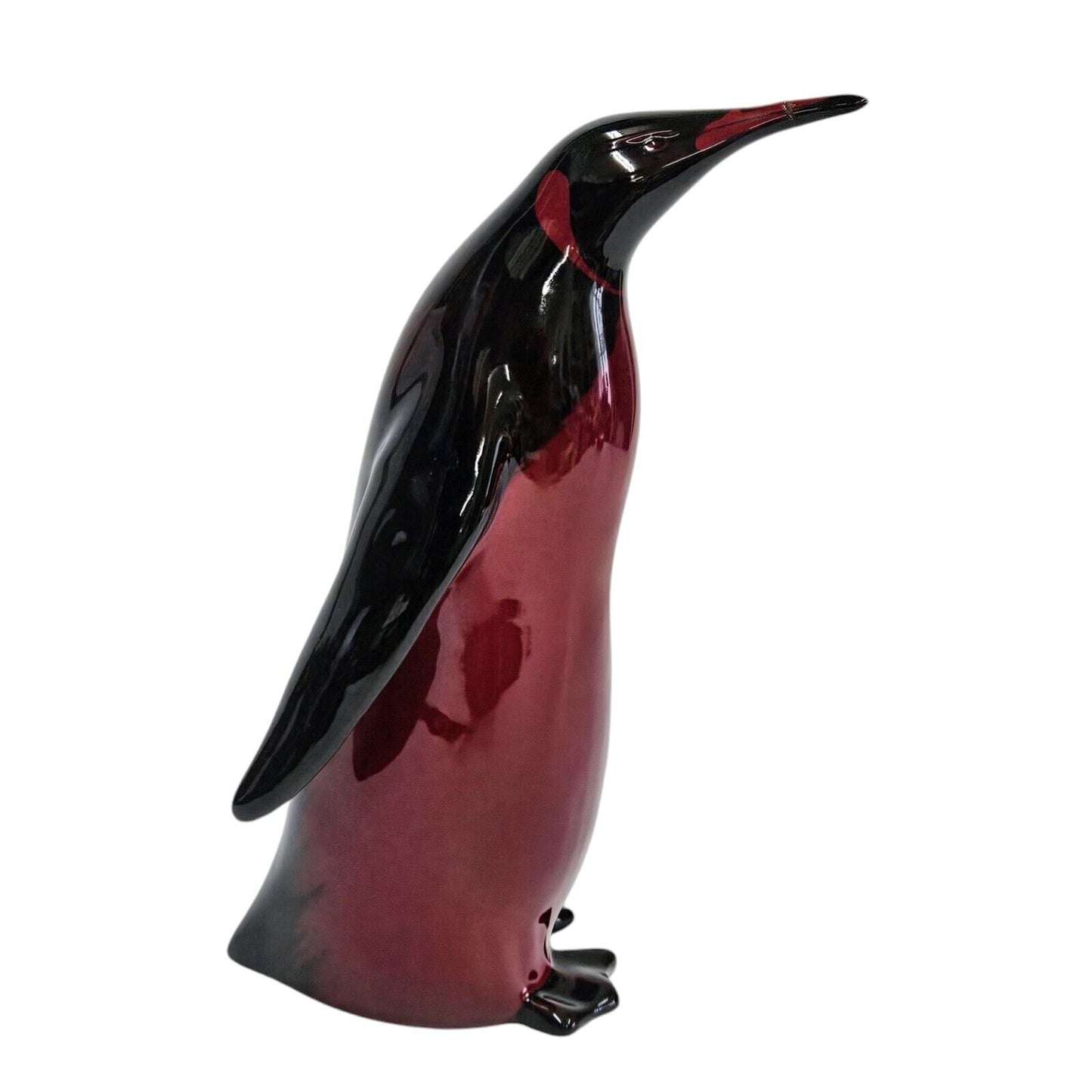 Royal Doulton Flambe Emperor Penguin Figurine - REPAIRED