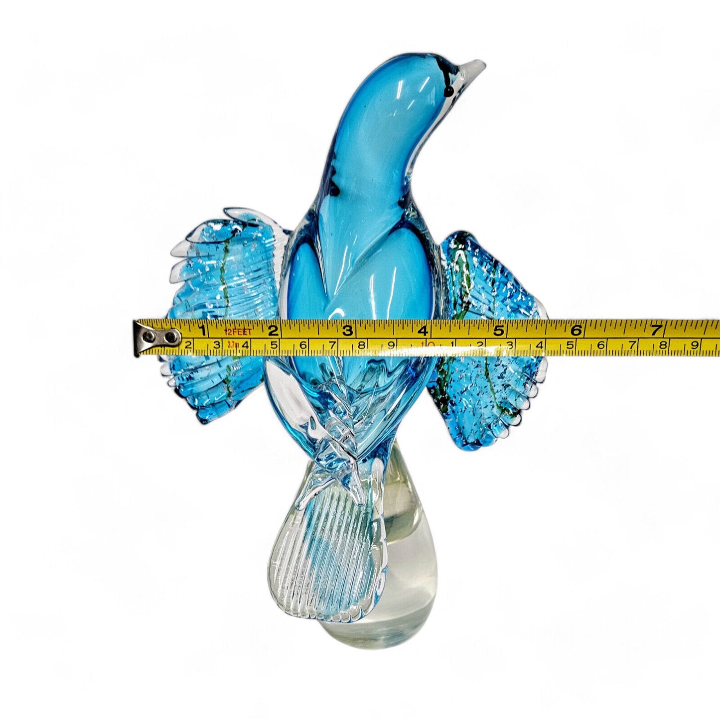 Formia Italy Glass Blue Birds of Paradise | Murano Glass Limited Edition Signed