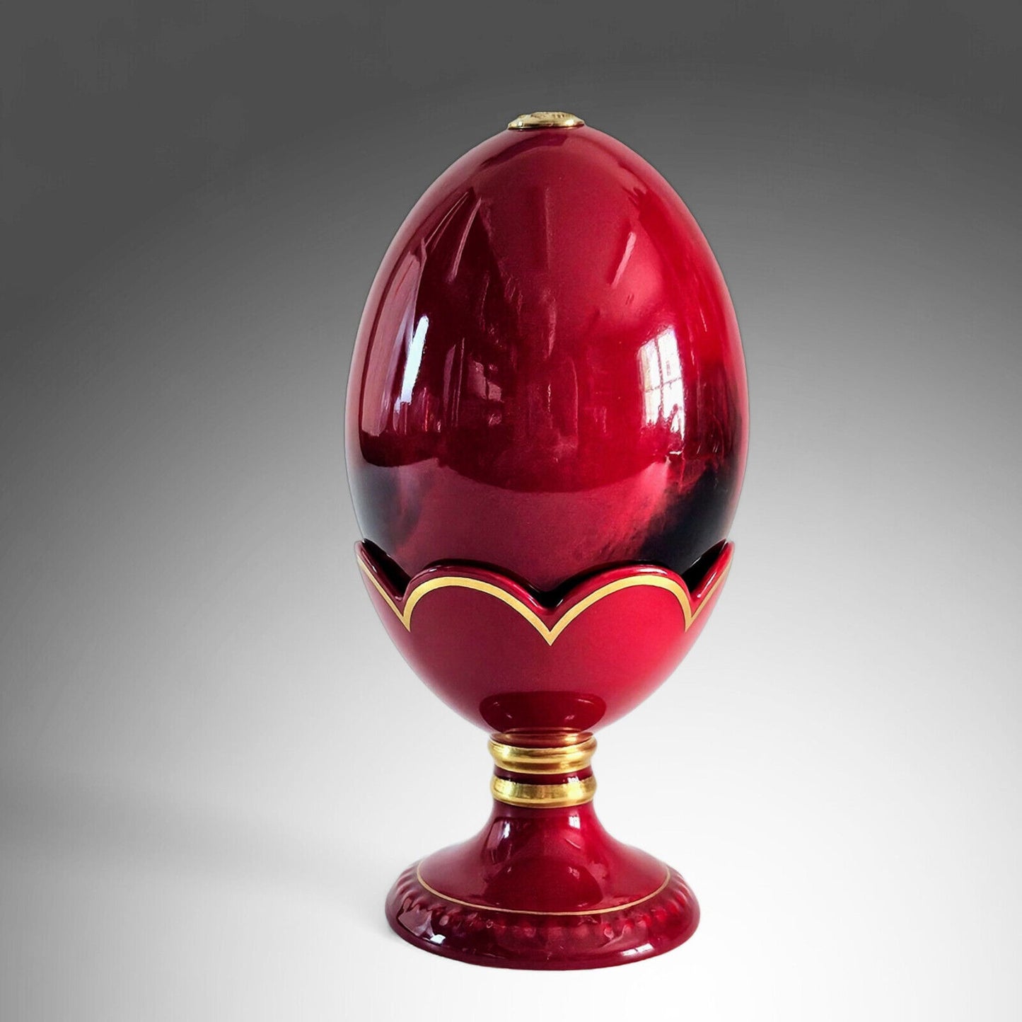 Royal Doulton Flambe Egg in Stand | Limited Edition | Collectors Gifts