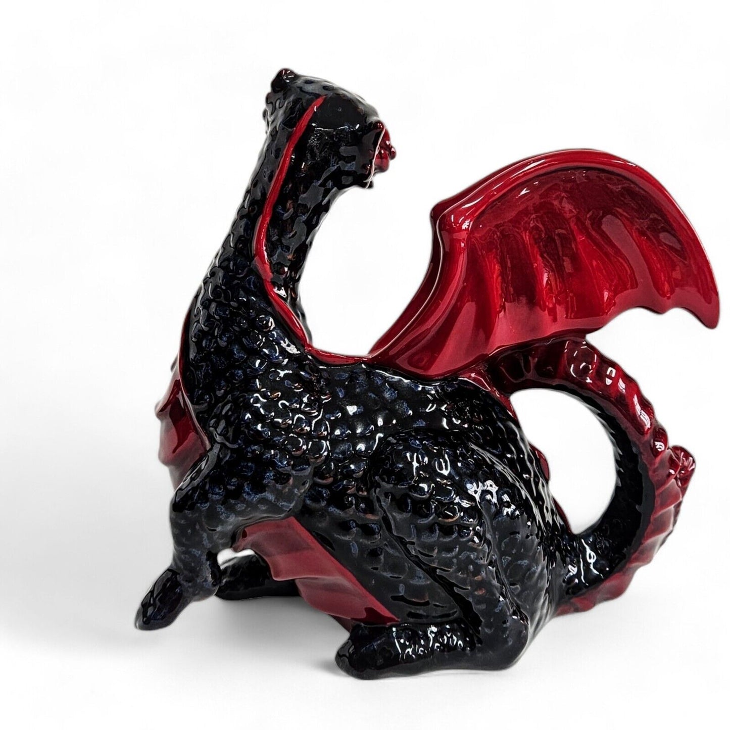 Royal Doulton Flambe Dragon HN3552 Designed and Signed by Robert Tabbenor