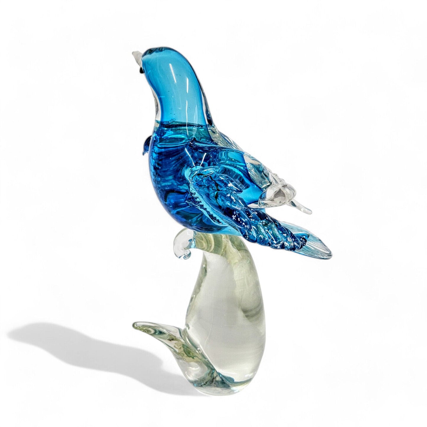 Formia Italy Glass Blue Birds of Paradise | Murano Glass Limited Edition Signed