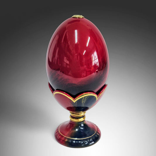 Royal Doulton Flambe Egg in Stand | Limited Edition | Collectors Gifts