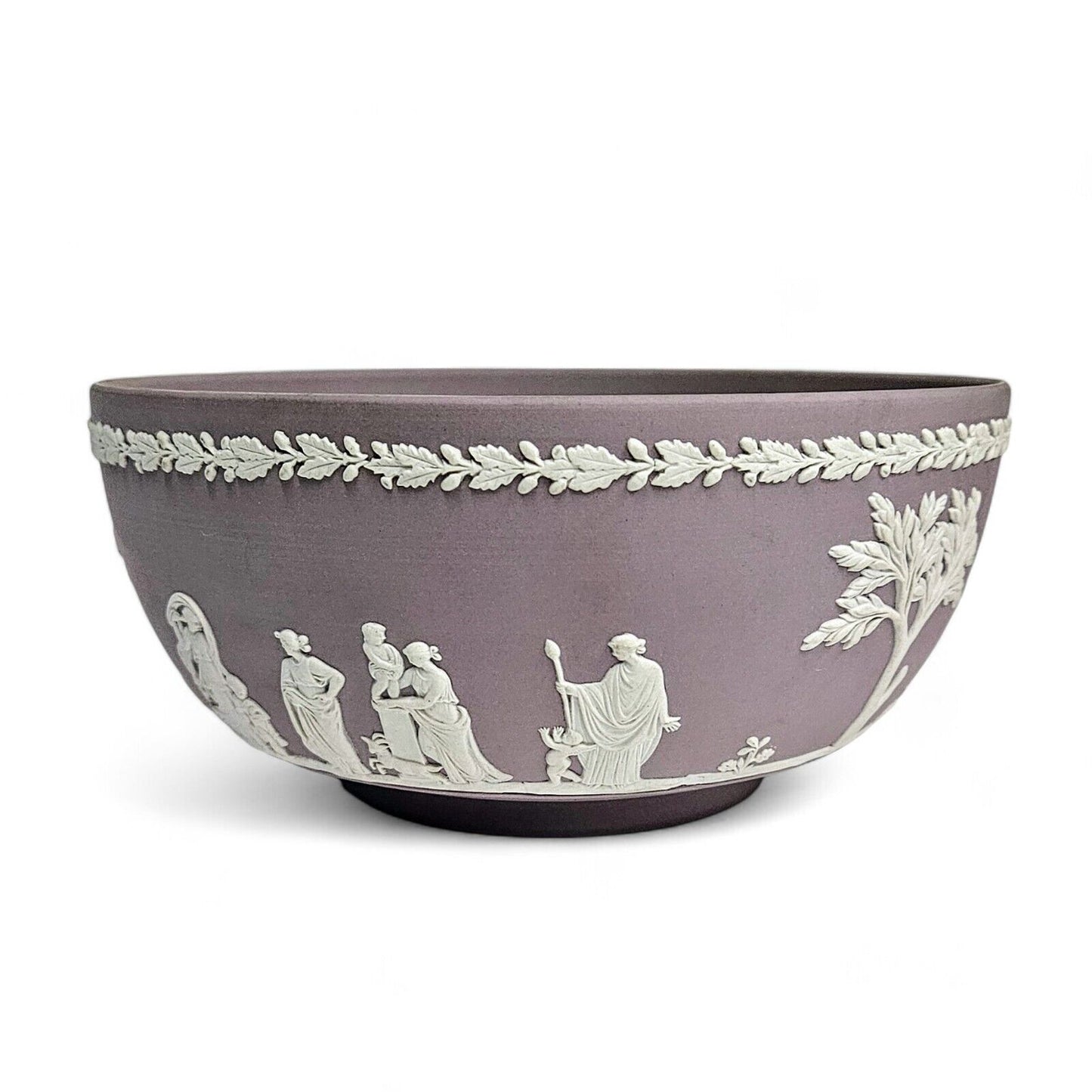 Wedgwood Jasperware Lilac Bowl - Signed Lord Wedgwood