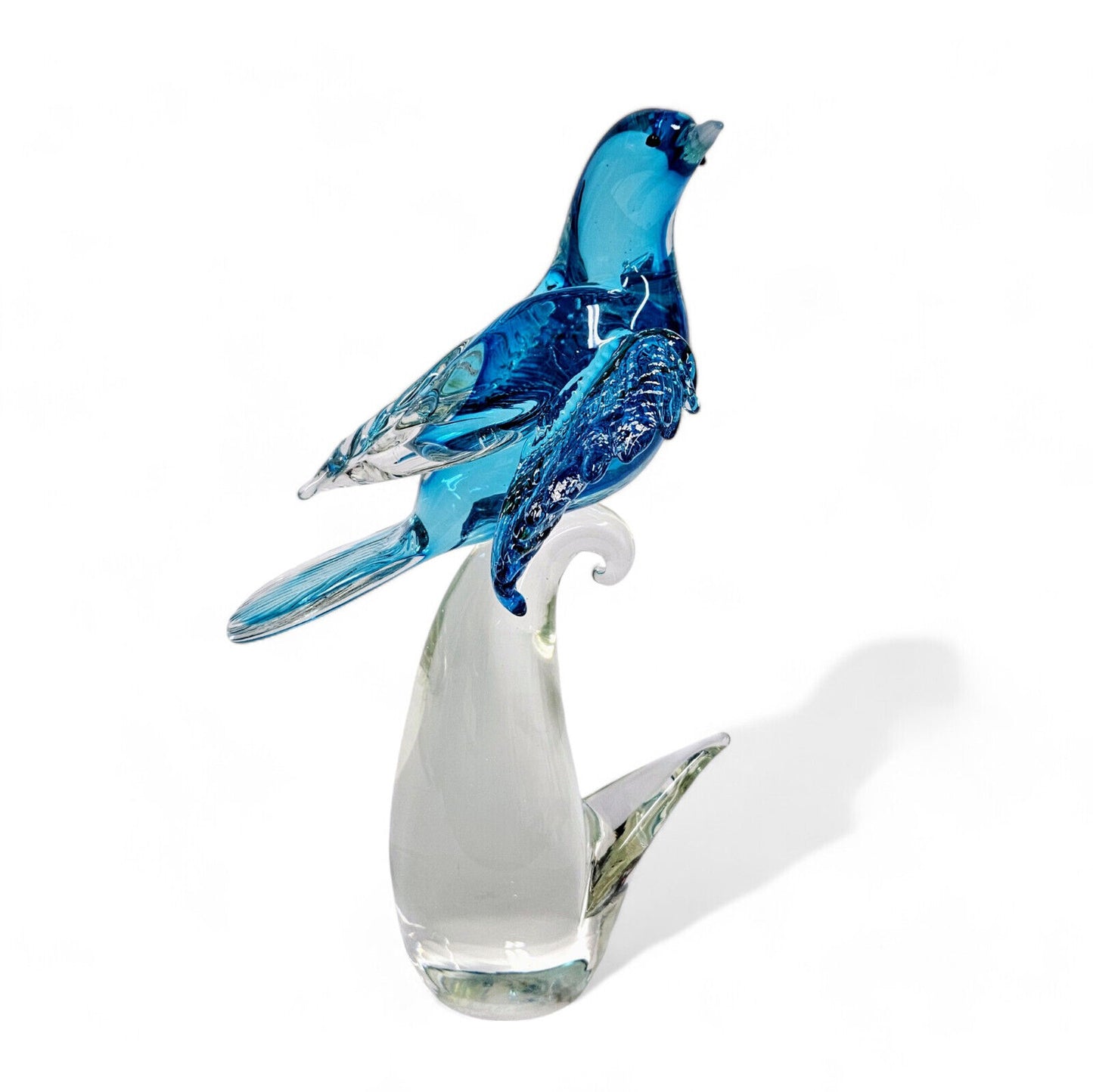 Formia Italy Glass Blue Birds of Paradise | Murano Glass Limited Edition Signed