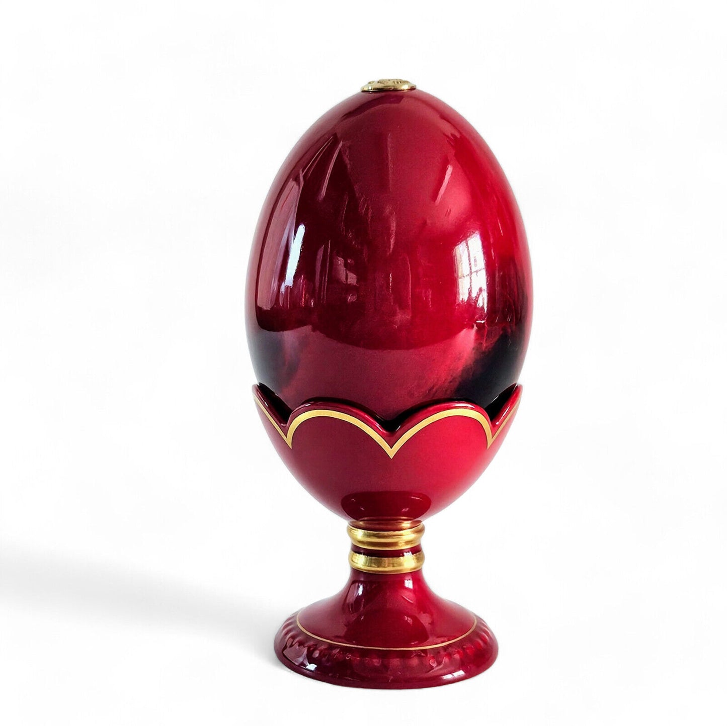 Royal Doulton Flambe Egg in Stand | Limited Edition | Collectors Gifts