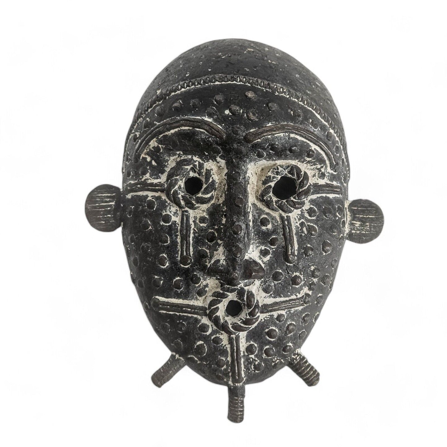 Benin? Bronze African Tribal Ceremonial Mask